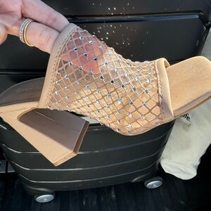 Open Edit nude and sparkles shoes NEW!!!